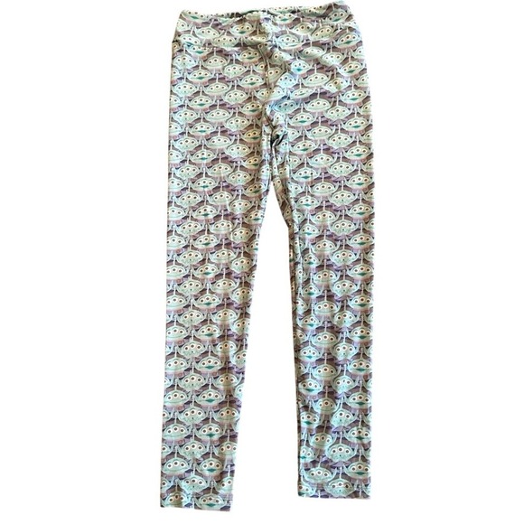 Lularoe, Disney Toy Story alien leggings, light blue OS NWOT - Picture 2 of 4